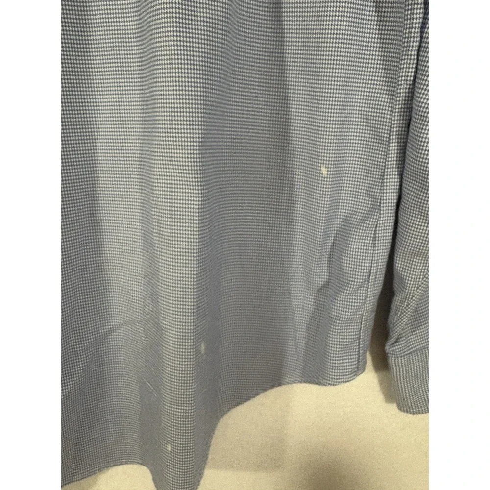 Ralph Lauren Men's XXL(18) Classic Fit Long Sleeve Button-Up Checked Shirt READ